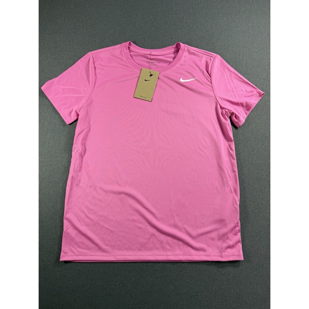 Nike Dri-FIT Women's Athletic Training Top T-Shirt Hot Pink Small NWT DX0687-675